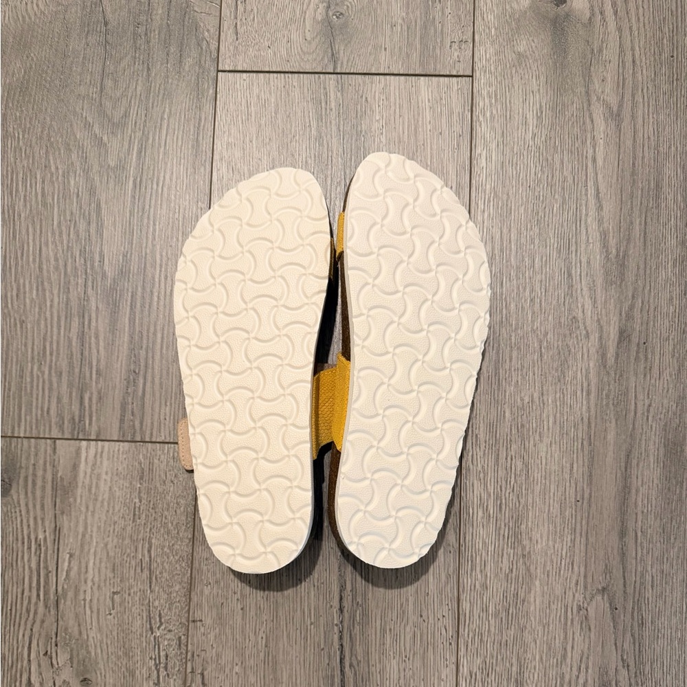 White Mountain Yellow Sandals with Buckle - Picture 2 of 2